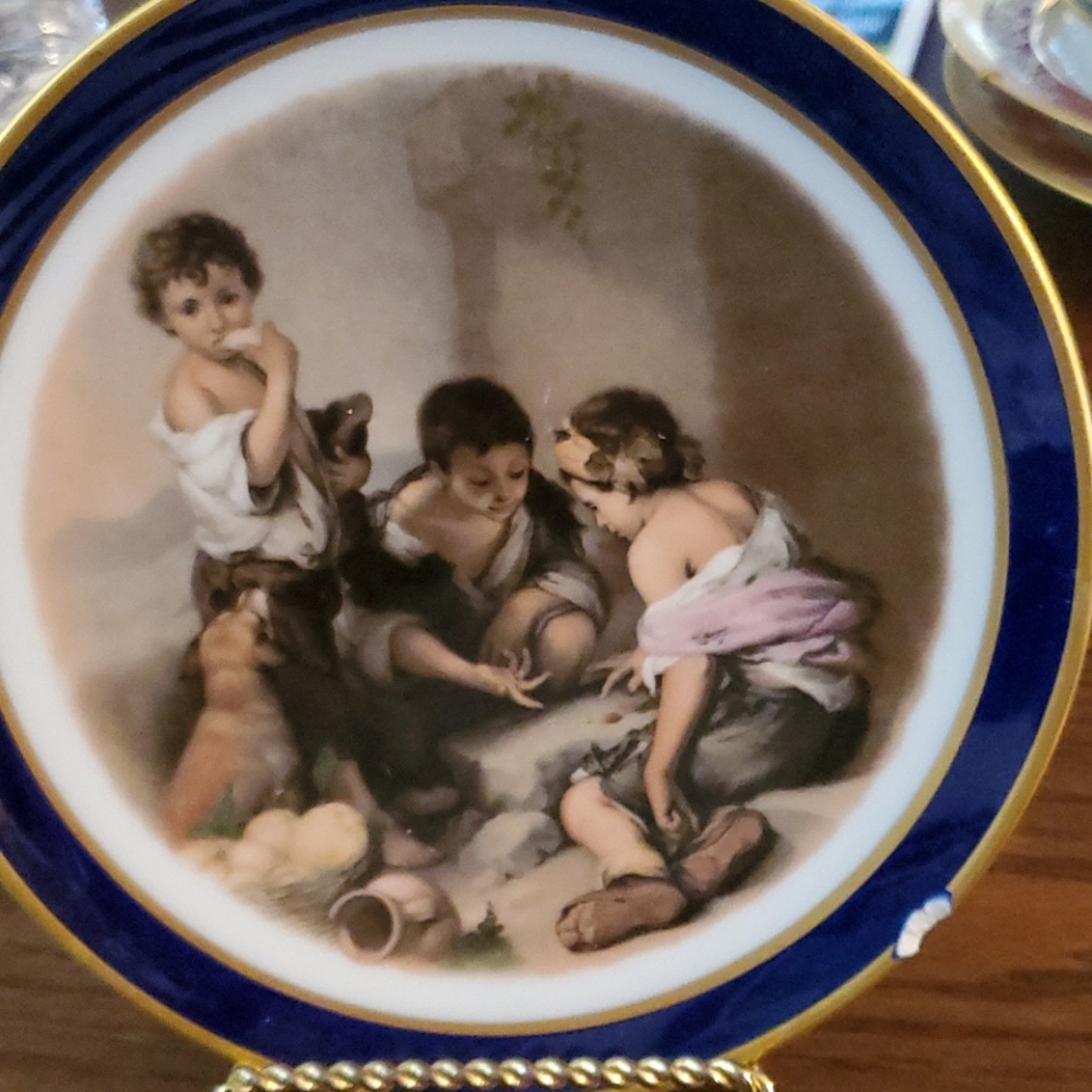 BARTELONI ESTIBAN MURILLO PORCELAIN PLATE